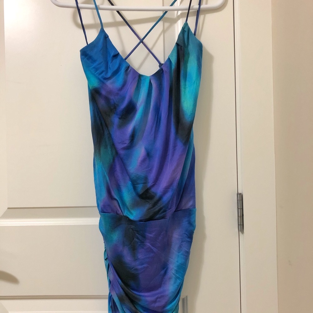 MNG backless dress